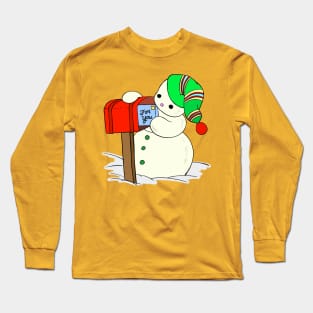 Christmas Snowman! Long Sleeve T-Shirt